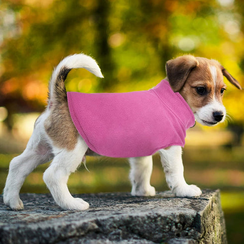 FUAMEY Dog Fleece Vest,Warm Sweatshirt Puppy Stretchy Sweater Pullover Dog Turtleneck Coat Dog Winter Jacket with Leash Hole, Dachshund Sweaters Y...