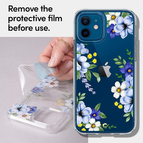 CYRILL Cecile Designed for iPhone 12/12 Pro Case Floral Clear for Women, Compatible with iPhone 12 Pro Case (2020) - Midnight Bloom...