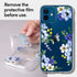 CYRILL Cecile Designed for iPhone 12/12 Pro Case Floral Clear for Women, Compatible with iPhone 12 Pro Case (2020) - Midnight Bloom...