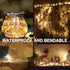 Decute 100 LED 50 Photo Clips String Lights Holder 33FT Starry Fairy Lights for Hanging Pictures Cards Memos USB Powered with Switch Perfect for B...