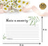Giftideaworkshop 50 Greenery Share A Memory Cards for Celebration of Life Birthday Anniversary Memorial Funeral Graduation Bridal Shower Game, Gue...