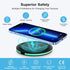 Samsung Galaxy S24 Wireless Charger Pad 15W Fast Charging Mat for Galaxy S24 S23 S22 S21 S20 Z Fold 5,Wireless Charging Station Charger Base with ...
