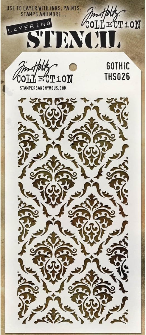 Stampers Anonymous Holiday Knit Tim Holtz Layered Stencil, 4.125-Inch by 8.5-Inch...