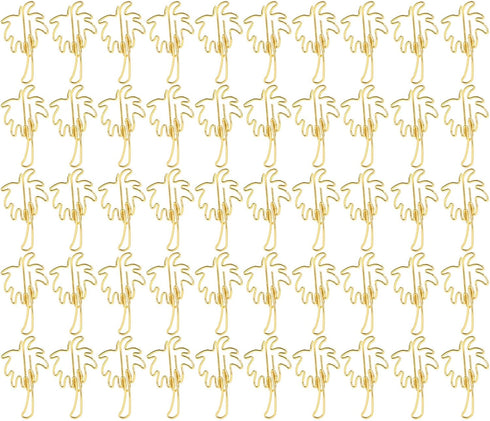 50pcs Paper Clips, Cute Paper Clips Palm Tree Shape Paperclip Paper Clips Small Fun Paper Clips for School Office Supplies...