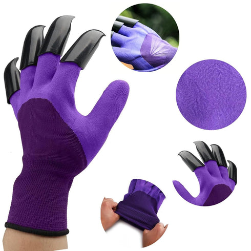 Garden Gloves with Claws, Breathable Gardening Work Gloves for Digging, Claw Gardening Gloves for Planting, Anti-Puncture Garden Gloves Best Gifts...