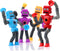 nutty toys Sensory Robot Toys 4pk - Top Pop Tubes Fidget Toy 2024 for ADHD Autism Ages 3 4 5 6 7 8 9 10, Best Kids Travel Toy Gifts Idea, Unique C...