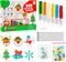 HBYDO Acrylic Paint Set,21 DIY Crystal Paint Arts and Crafts Set Painting Supplies Set with Portable Gift Packaging,DIY Pendant for Artists,Studen...