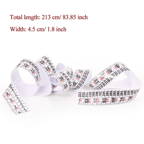 Tatuo Growth Chart Wall Labels Height Indicator Tape Ruler Growth Chart Decor Height Indicator Adhesive Ruler for Home Room Measuring(White)...