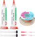 No Clean Soldering Flux Paste & Solder Wick,10ML Solder Flux (2 Piece),1500MM Solder Wick Braid With Flux (1 Piece) 0.08 Inch Desoldering Wick...