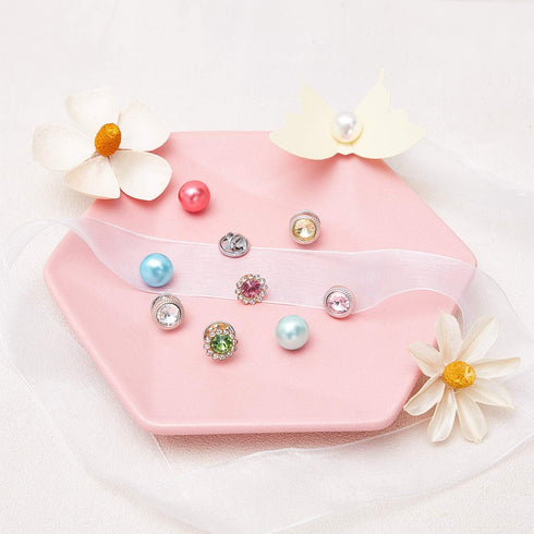 30 Pieces Cover up Button Pins Brooch Pins for Women Safety Cover up Shirt Button Pin Brooch Buttons or Clothing Dress Supplies...