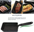 MyLifeUNIT Tamagoyaki Pan, Japanese Omelette Pan Nonstick with Silicone Spatula, Square Egg Pan 7 x 5 inches, Black...