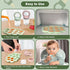 Breastmilk Popsicle Mold & Baby Fruit Feeder Pacifier with Teething Mitten, 3 Extra Nipples and Storage Bag, BPA Free, Dishwasher Safe, Ideal for ...