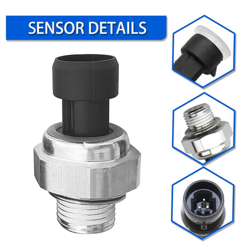 Engine Oil Pressure Sensor Switch Replaces D1846A Compatible with Chevy Silverado Suburban Tahoe GMC Yukon Impala Pontiac G8 12677836,12616646, 12...