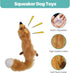 SPOT Skinneeez | Stuffless Dog Toy with Squeaker for All Dogs | Tug-of-War Toy for Small and Large Breeds | 23" | Fox Design | by Ethical Pet...