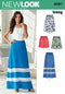 Simplicity Creative Patterns New Look 6287 Misses' Pull On Skirt in Four Lengths, A (10-12-14-16-18-20-22)...