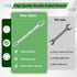 Double-Ended Wrench 5/16-7/8 Inch Multifunctional Universal Self-Tightening Wrench Adjustable Wrench Universal Torx Spanner Key Set Screw Nuts Wre...
