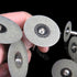 Set of 5 20/25/30/40/50mm Diamond Cutting Wheel Discs Set Mini Circular Saw Blades for Electric Drill Rotary Tools with Die Grinders...