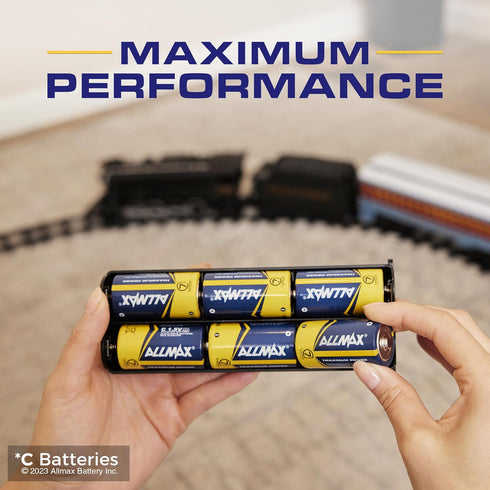 Allmax C Maximum Power Alkaline Batteries (6 Count) – Ultra Long- Lasting, 7-Year Shelf Life, Leakproof Design, Maximum Performance – 1.5V...