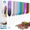 Powerful Milk Frother Handheld Foam Maker, Mini Whisk Drink Mixer for Coffee, Cappuccino, Latte, Matcha, Hot Chocolate, No Stand, Galaxy...