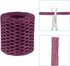PATIKIL Raffia Paper Craft Ribbon Assortment Kit, Natural Raffia String with Scissor for Gifts, Flower Bouquets, Decoration, Burgundy, 218 Yards...