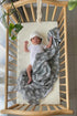 Miaoberry 100% Organic Cotton Muslin Blanket| Sage Green Rainbow Baby Swaddle Set| Newborn Boy Girl Unisex Neutral| Boho Vintage Monthly Picture B...