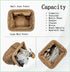Straw Clutch Purses for Women, Dumpling Woven Crossbody Bag, Summer Straw Handbags Beach Purse...