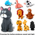 9 Pieces Nurse Flashlight Pediatric, Nurse Flashlight Keychain, Animal Flashlight Keychain Dolphin Lion Cow Cat Robot Giraffe Tiger Flamingos Slot...