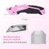 TOPLINE Retractable Pink Utility Knife, Retractable Pink Box Cutter, Blade Storage Design, 18-Piece SK5 Blades and a Dispenser Included (1 PACK(PI...