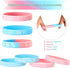 30 Pieces Gender Reveal Bracelets, Team Boy Silicone Wristbands Team Girl Gender Reveal Party Bracelets Team Both Rubber Wristband for Baby Shower...
