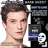 5PCS Men's Oil Control Face Mask Skincare Set,Refreshing Sheet Mask Set,Oil Control Facial Masks for Men,Moisturizing Face Mask Skin Care Set...