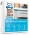 LINENSPA Box Spring Encasement – Twin XL Size Box Spring Cover – Zippered and Waterproof Protector, Complete Protection – White...