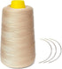 Thick Human Hair Sewing Thread with 3pcs Curl Needles Wig Making Thread 1000 Yards (Blonde) 140g...