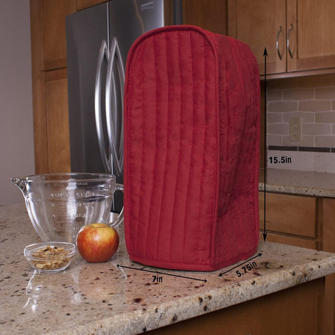 Ritz Premium Universal Blender Cover, 7" x 15.5" x 5.75", Durable, Long-Lasting, High-Quality Polyester And Cotton Blend, Paprika Red...