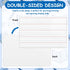 Dry Erase Lapboards with Lines Pack of 18 | 6 x 9 inch Double Sided White Boards with 18 Pens, 18 Erasers Small Mini White Dry Erase Boards for St...