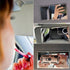Auto Sun Visor HD Makeup Mirror,Portable Self-Adhesive Seatback Stainless Steel Mirror,Universal Car Interior Cosmetic Mirror...