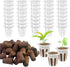 80 Pcs Hydroponic Seeds Grow Sponges Pods Kit,Indoor Hydroponics Growing System Root Plant Basket,Hydroponic Pods Cups Pot and Grow Sponges for Ga...