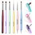 Modelones Nail Art Brush Set, Nail Art Tools with Nail Polish Brush, Nail Extension Gel Brush, Nail Liner Brush, Nail Carved Brush, Nail Dotting P...