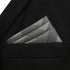 S&W SHLAX&WING Ties for Men Necktie Gray Check Extra Long Matching Pocket Square...