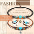 3 Pcs Western Layered Boho Wood Beads Choker Necklace Adjustable Vintage Leather Necklace Bead Choker Boho Jewelry for Women...