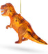 T-Rex Dinosaur Blown Glass Christmas Ornament...