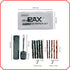 PAX 12 Pcs Tubeless Bike Tire Repair Kit, includes Storage Canister, Plugger Tool, Plugs-5 Bacon, and 5 Black Strips. Fix a Puncture or Flat, Fast...