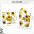 Sunflower Oven Mitts and Pot Holders Silicone Sunflowers Kitchen Gloves Yellow Sunflower Potholders Heat Resistant 4Pcs Oven Gloves Hot Pads for C...