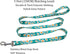 Dog Collar and Leash Set, Cute Daisy Pattern, Polyester Material, 5ft Leash, for Puppy Dogs.(Extra Small,Green Daisy)...