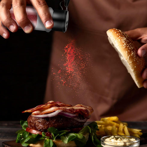 6 Pcs Plastic Spice Jars with Shaker Lids, 3 oz Seasoning Containers, Round Empty Spice Bottles Storage Clear Seasoning Bottles Storage Spice, Pep...