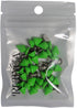 RUBYCA 12MM 50 Sets Metal Tree Spikes and Studs Metallic Screw-Back for DIY Punk Leather-Craft Green...