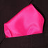Fine Fuchsia Silk Pocket Square 100% Silk – Soft Mulberry Silk - Large 16” Square...