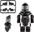 Toy Soldiers Figures Black Bomb Disposal Suit Armor E.O.D Suit Toys Military Equipment Custom Minifigure Compatible with Mini Figure of Major Bran...