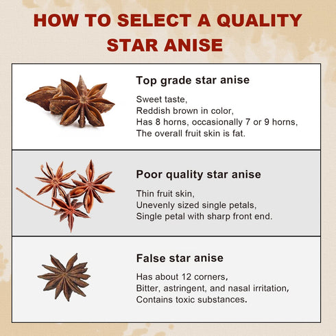 52USA Star Anise, Star Anise whole 4oz (Pack of 1), NON-GMO Verified Chinese Star Anise, Dried Anise Spice...