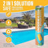 Pool Putty, 2 in 1 Pool Putty for Leaks Underwater or above, Easy DIY Pool Epoxy Putty with Strong Bond, for Fixing Pool & Spa Cracks,Works on Con...