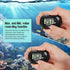 LCD Digital Aquarium Thermometer, Fish Tank Thermometer with Water-Resistant Sensor Probe and Suction Cup for Reptile, Turtle Incubators, Terrariu...
